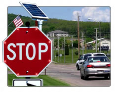 BlinkerSign stop sign