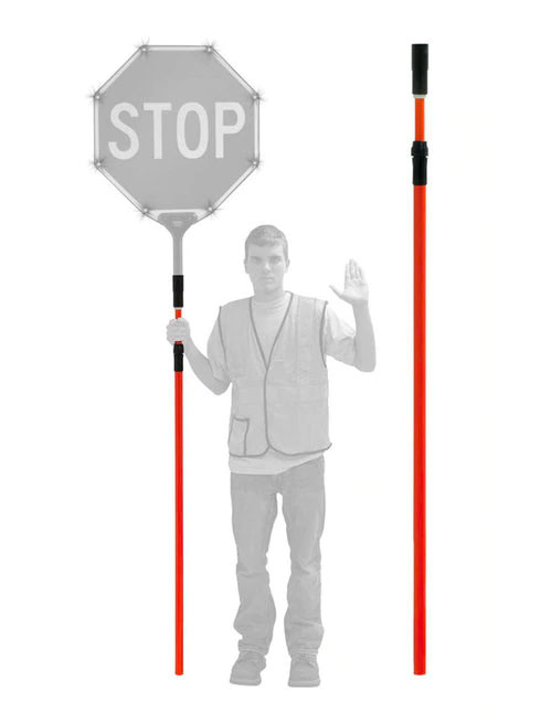 stop blinker paddle stop sign