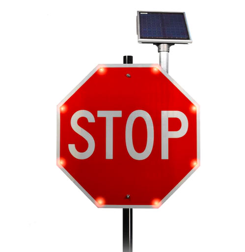 blinkersign flashing stop sign solutions