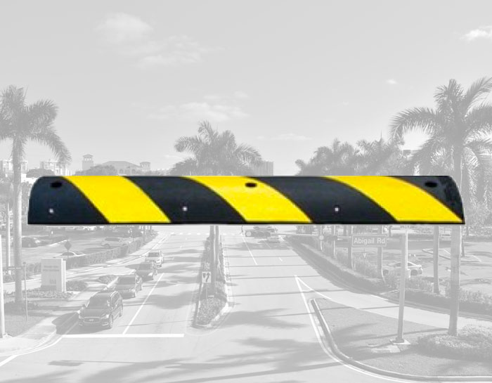 Speed bumps mean traffic safety