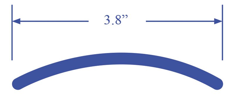curved delineator graphic