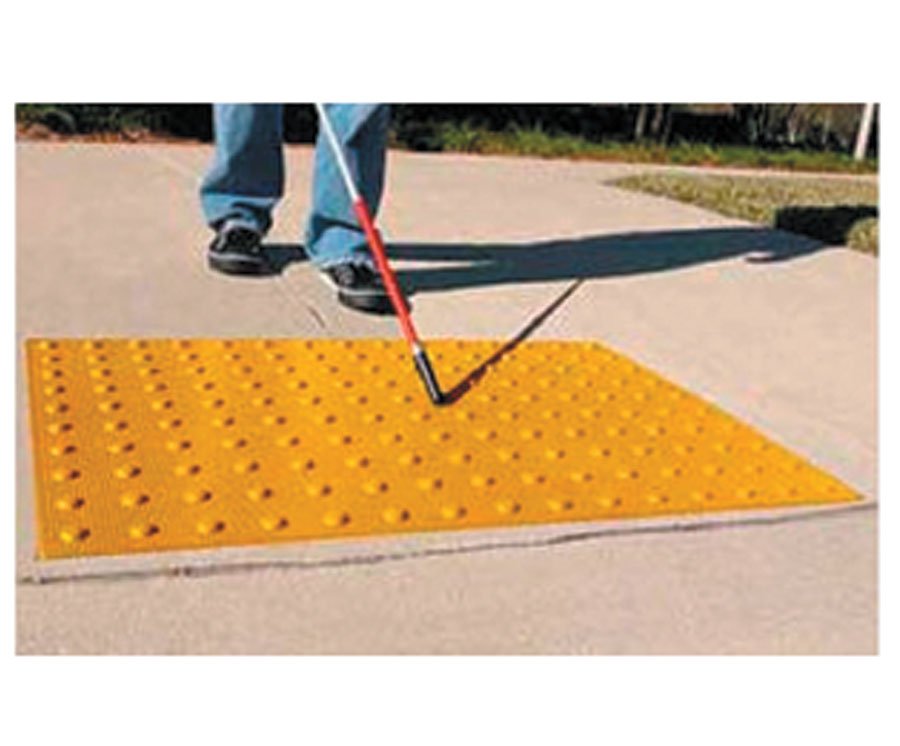 tactile guidance system for pedestrian safety