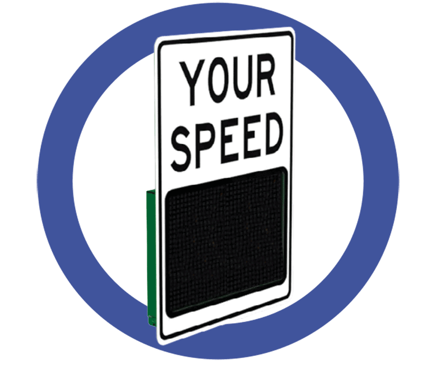 speed warnings - driver feedback sign
