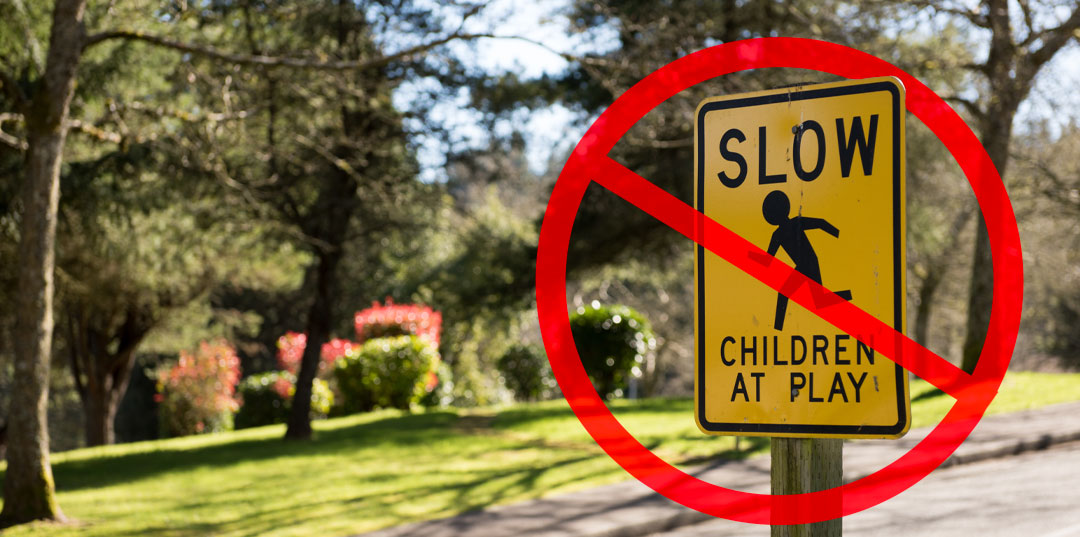 Are “Children at Play” Signs Recommended?