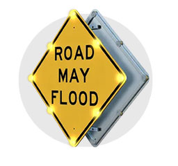 Road flooded alert