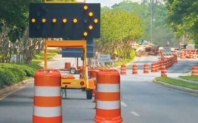 MUTCD Regulations on traffic control barricades, cones and drums