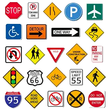 traffic signs compilation