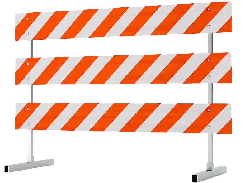 barricade for work zones