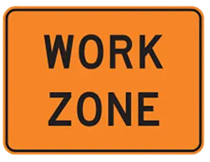 Work Zone Sign